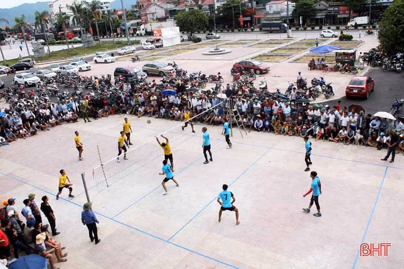 Xã Thuần Thiện vô địch Giải bóng chuyền huyện Can Lộc