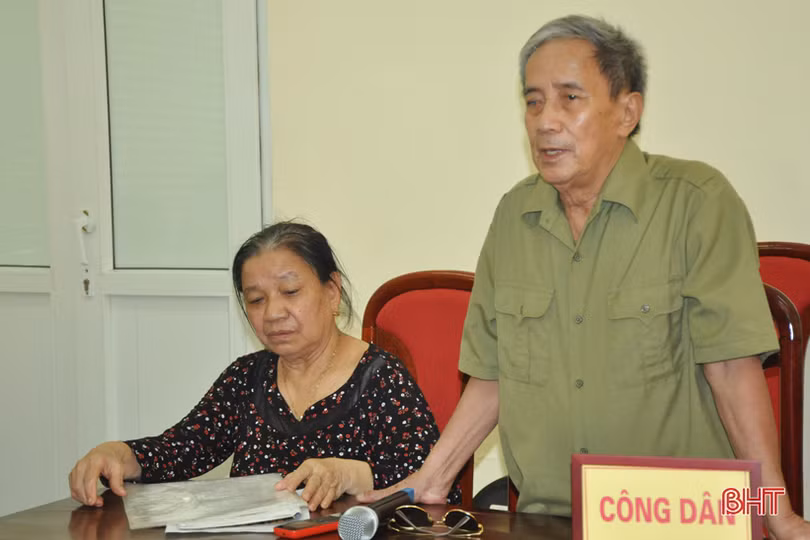 37 vụ việc với 145 lượt người đăng ký tại phiên tiếp dân thường kỳ tháng 8 của lãnh đạo Hà Tĩnh