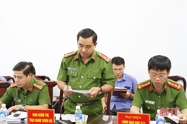 Quan tâm hơn nữa công tác lao động, hướng nghiệp tại Trại giam Xuân Hà