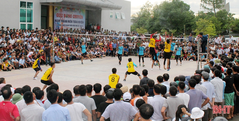 Xã Thuần Thiện vô địch Giải bóng chuyền huyện Can Lộc