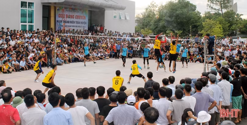 Xã Thuần Thiện vô địch Giải bóng chuyền huyện Can Lộc