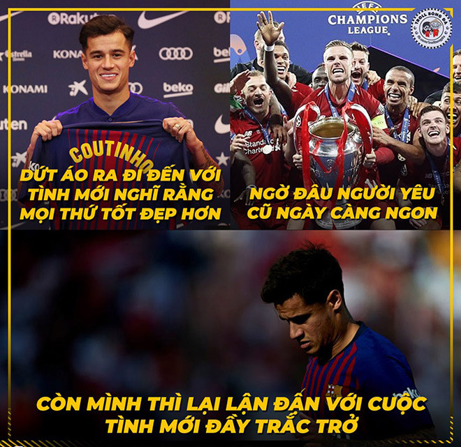 Barca thua sốc trận mở màn, anti fan được dịp hả hê chế ảnh