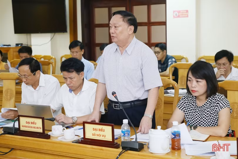 Tập trung hoàn chỉnh các nội dung dự kiến trình Kỳ họp thứ 11 HĐND tỉnh Hà Tĩnh