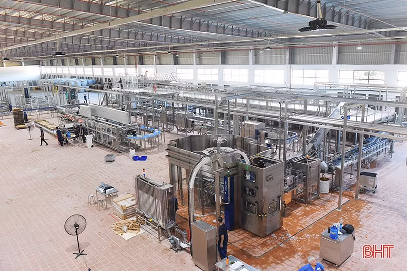 Cận cảnh nhà máy bia hiện đại bậc nhất cả nước ở Hà Tĩnh