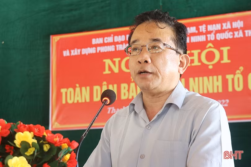 Chủ nhiệm UBKT Tỉnh ủy chung vui Ngày hội toàn dân bảo vệ an ninh Tổ quốc” tại Thạch Hà