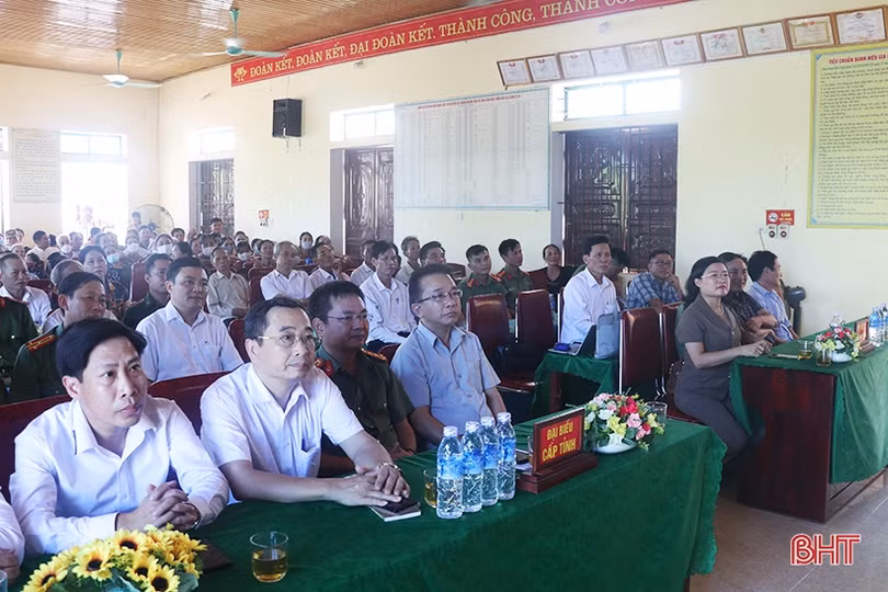 Chủ nhiệm UBKT Tỉnh ủy chung vui Ngày hội toàn dân bảo vệ an ninh Tổ quốc” tại Thạch Hà