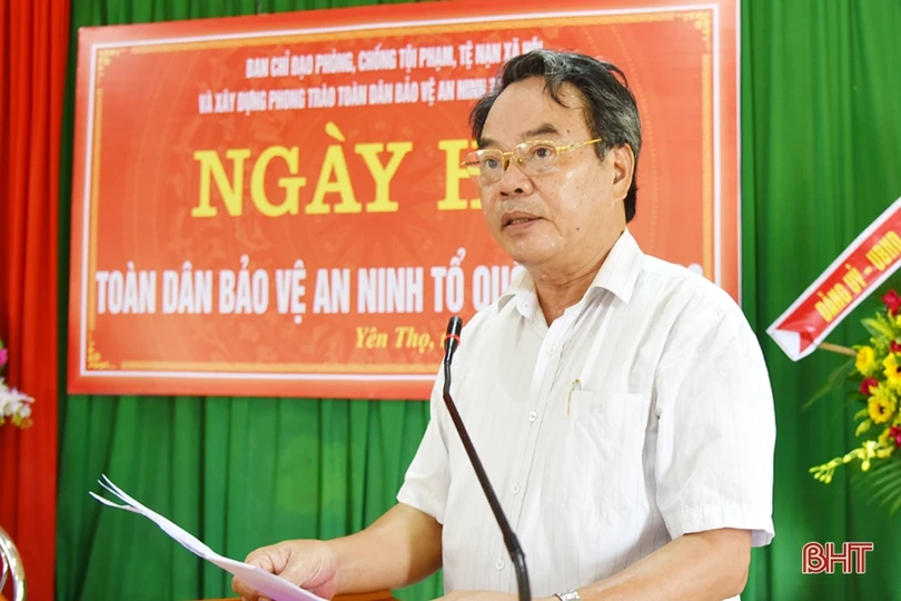 Lãnh đạo tỉnh chung vui “Ngày hội toàn dân bảo vệ an ninh Tổ quốc” tại Lộc Hà