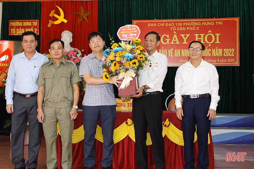 Tổ dân phố đầu tiên ở TX Kỳ Anh vui Ngày hội toàn dân bảo vệ an ninh Tổ quốc”