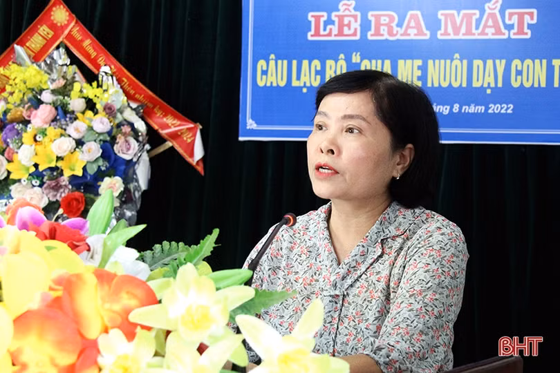 Ra mắt CLB “Cha mẹ nuôi dạy con tốt” đầu tiên ở Nghi Xuân