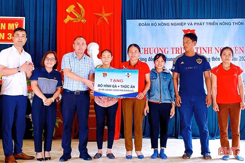 ĐVTN Sở NN&PTNT Hà Tĩnh chung sức vì cộng đồng, xây dựng nông thôn mới