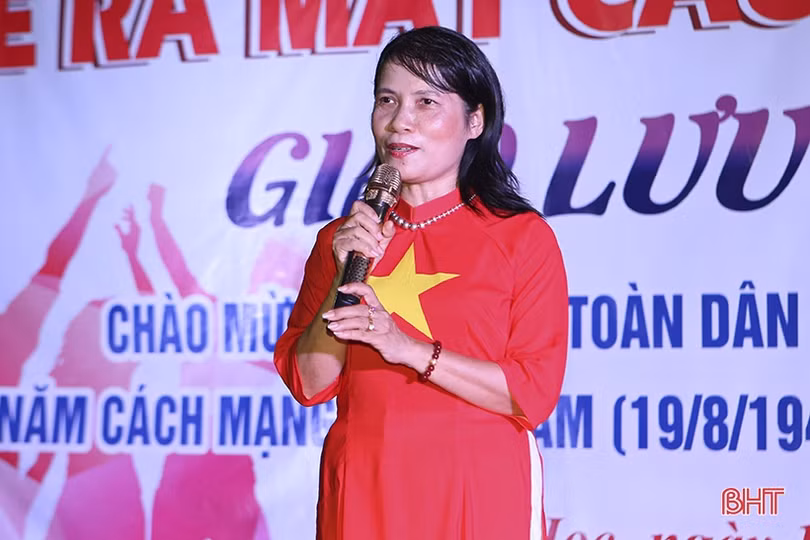 Ra mắt CLB dân vũ, làm phong phú thêm đời sống văn hóa ở xã ven đô TP Hà Tĩnh