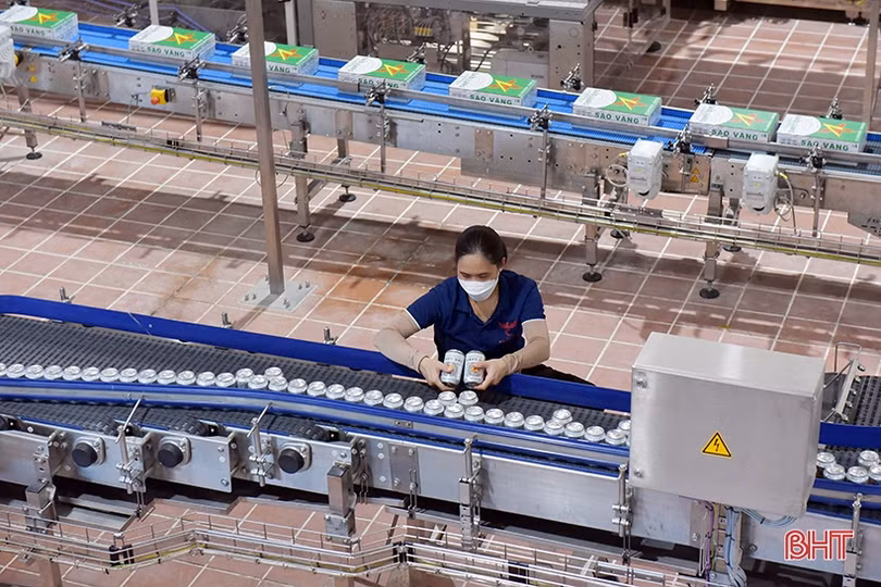 Cận cảnh nhà máy bia hiện đại bậc nhất cả nước ở Hà Tĩnh