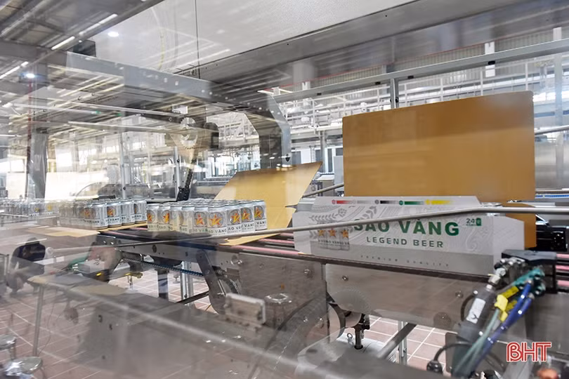 Cận cảnh nhà máy bia hiện đại bậc nhất cả nước ở Hà Tĩnh