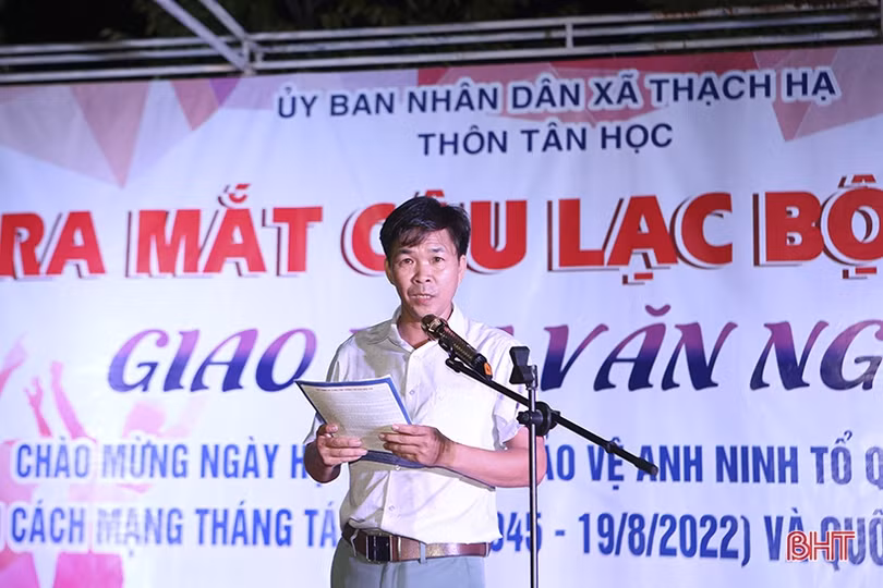 Ra mắt CLB dân vũ, làm phong phú thêm đời sống văn hóa ở xã ven đô TP Hà Tĩnh