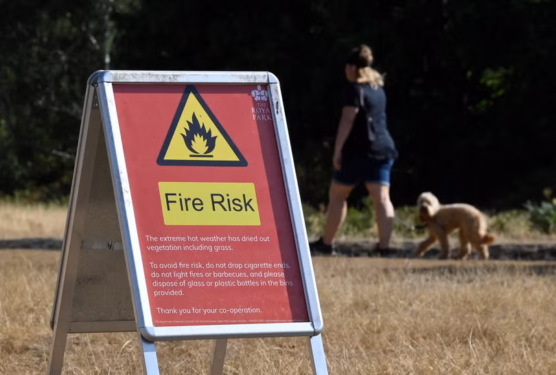 Hạn hán và cháy rừng hoành hành châu Âu