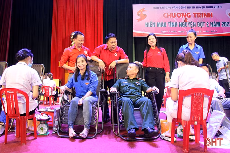 Nghi Xuân tiếp nhận 187 đơn vị máu tình nguyện
