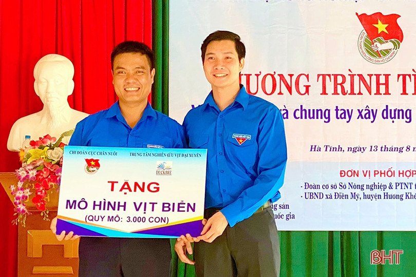 ĐVTN Sở NN&PTNT Hà Tĩnh chung sức vì cộng đồng, xây dựng nông thôn mới