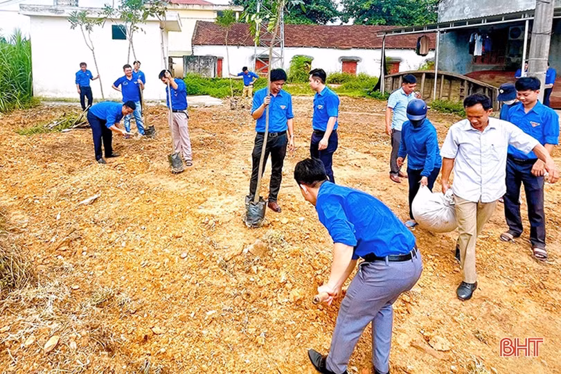 ĐVTN Sở NN&PTNT Hà Tĩnh chung sức vì cộng đồng, xây dựng nông thôn mới