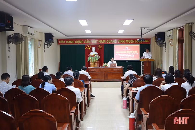 Cẩm Xuyên triển khai sinh hoạt chuyên đề về tác phẩm của Tổng Bí thư Nguyễn Phú Trọng