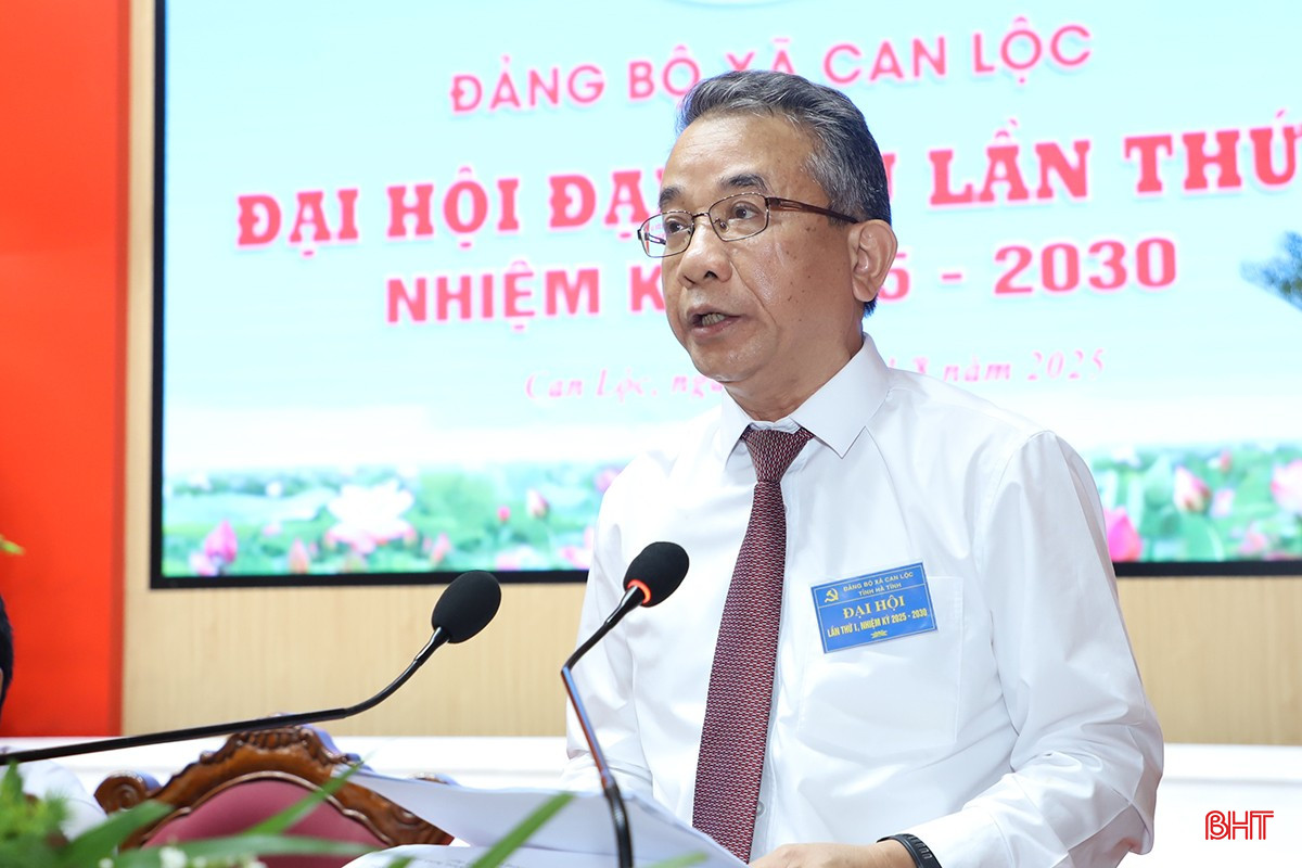Chủ nhiệm UBKT Tỉnh uỷ Hà Văn Trọng phát biểu chỉ đạo đại hội. bqbht_br_10.jpg