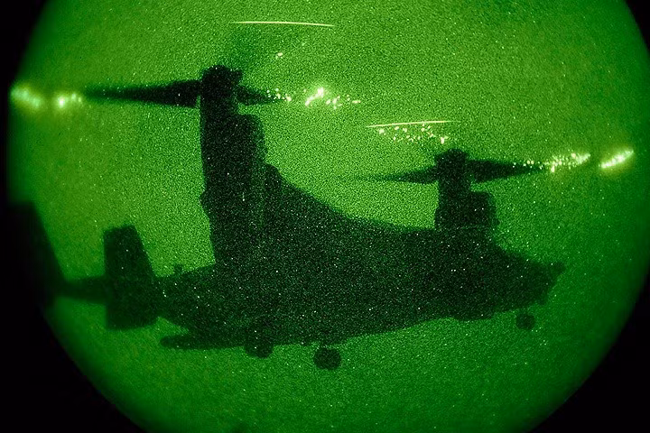 Hình ảnh máy bay quân sự đặc biệt CV-22 Osprey của không quân Mỹ