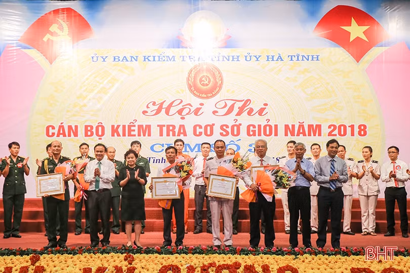 Phòng Hậu cần Bộ CHQS Hà Tĩnh nhất Hội thi Cán bộ kiểm tra cơ sở giỏi cụm 3