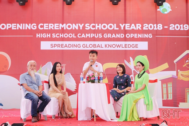 Trường Hội nhập Quốc tế iSchool Hà Tĩnh khánh thành khối phổ thông