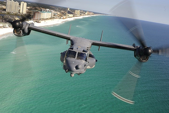 Hình ảnh máy bay quân sự đặc biệt CV-22 Osprey của không quân Mỹ