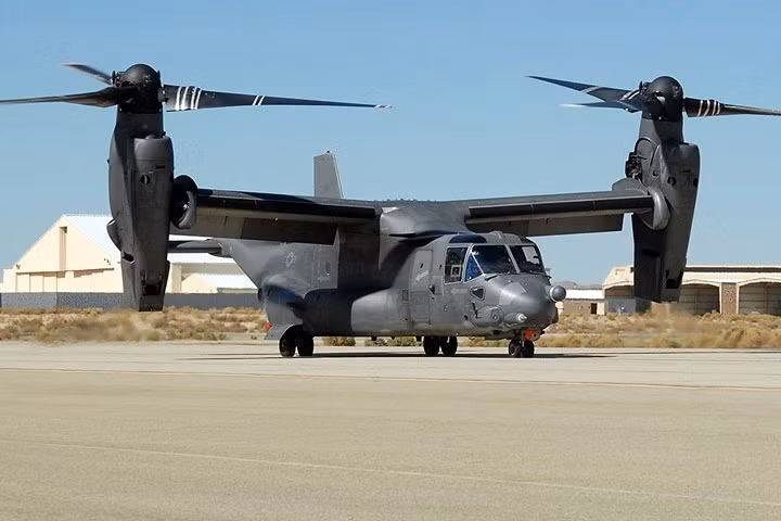 Hình ảnh máy bay quân sự đặc biệt CV-22 Osprey của không quân Mỹ