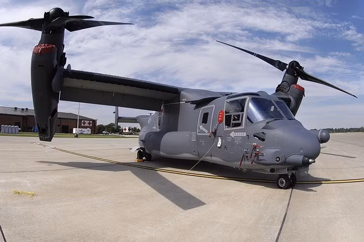 Hình ảnh máy bay quân sự đặc biệt CV-22 Osprey của không quân Mỹ