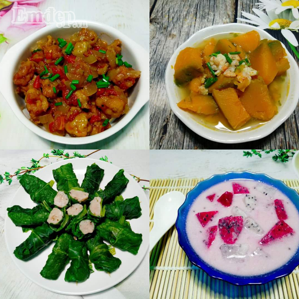 Cả tuần ngon miệng với thực đơn siêu ngon, giàu chất dinh dưỡng