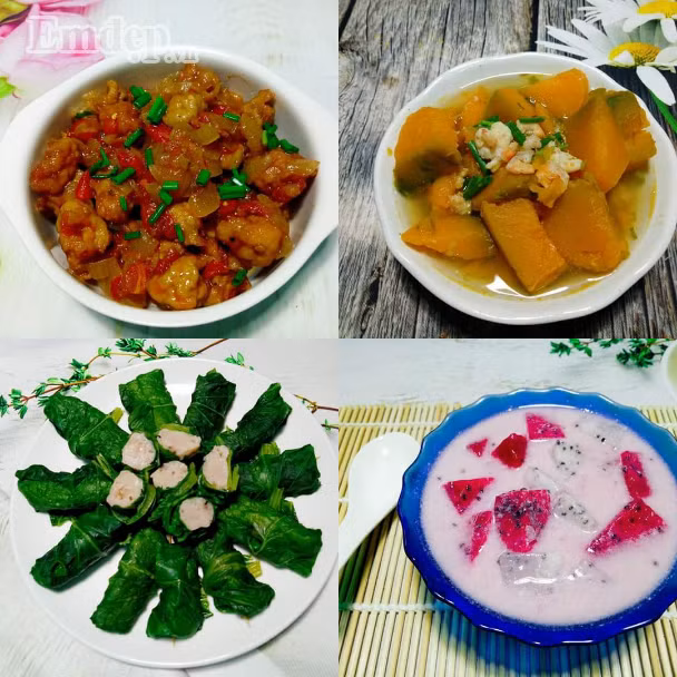 Cả tuần ngon miệng với thực đơn siêu ngon, giàu chất dinh dưỡng