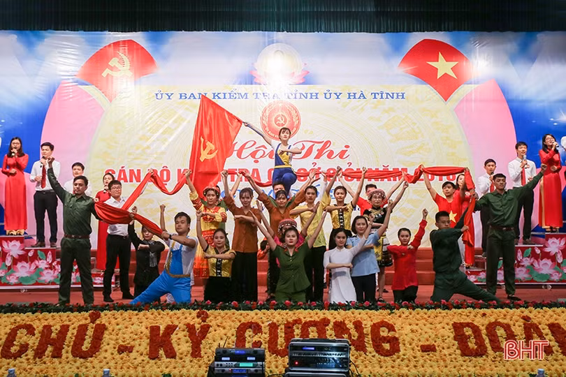 Phòng Hậu cần Bộ CHQS Hà Tĩnh nhất Hội thi Cán bộ kiểm tra cơ sở giỏi cụm 3