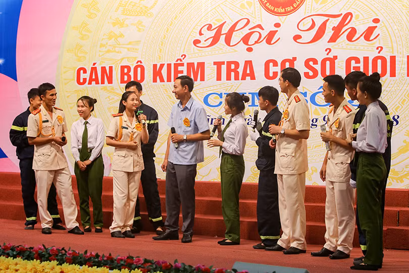 Phòng Hậu cần Bộ CHQS Hà Tĩnh nhất Hội thi Cán bộ kiểm tra cơ sở giỏi cụm 3