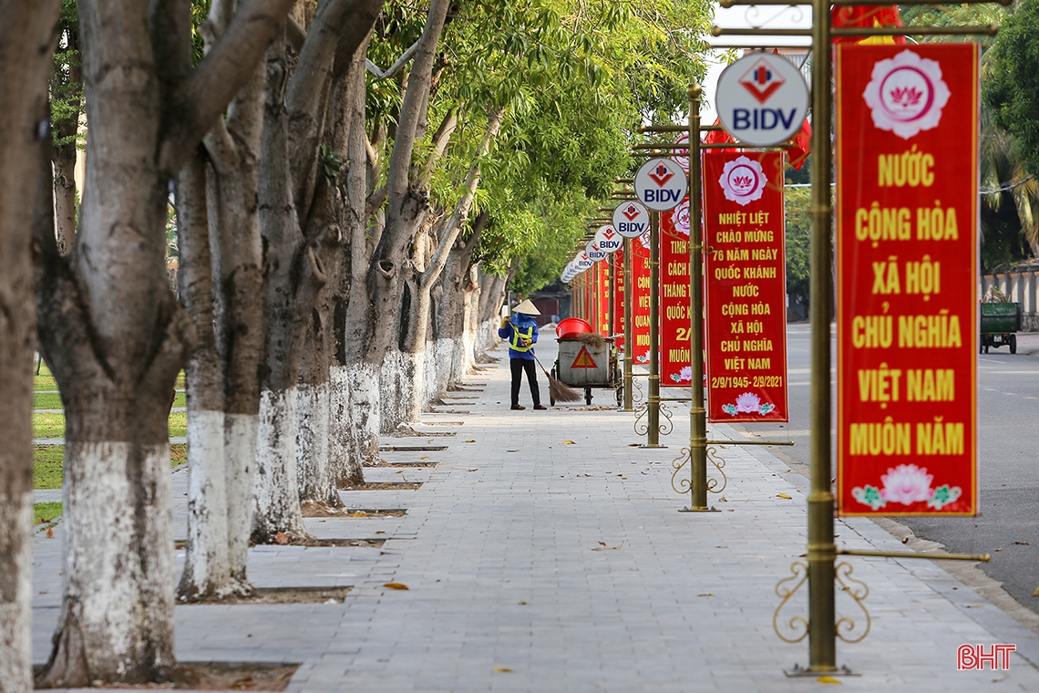 Thành phố Hà Tĩnh ngày đầu kỳ nghỉ lễ 2/9