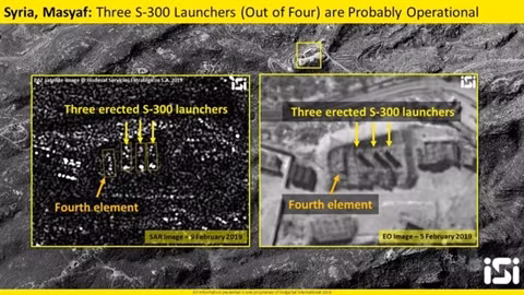 Vệ tinh Israel cho thấy “tình trạng báo động” của S-300 Syria