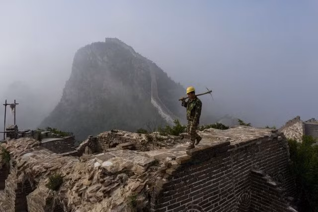 Trung Quốc dùng gạch cũ tu sửa Vạn Lý Trường Thành