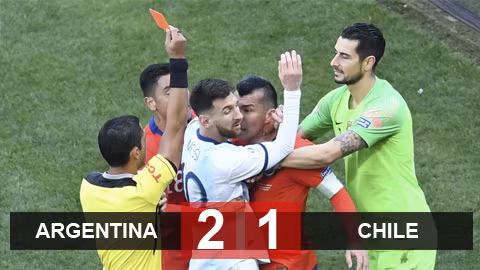 Messi nhận thẻ đỏ, Argentina chật vật giành hạng ba Copa America