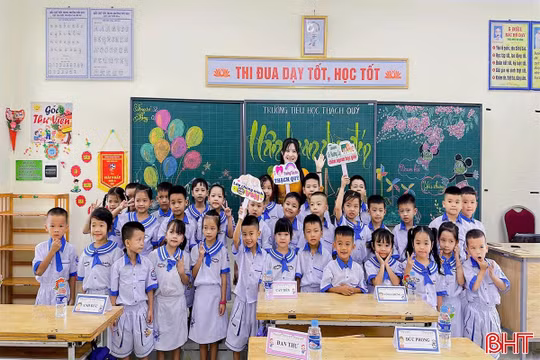 Hành trang vào lớp 1 của học sinh Hà Tĩnh