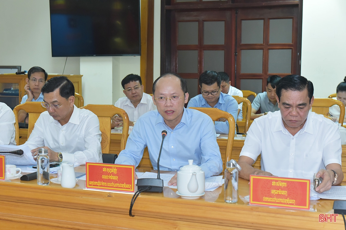 Tập trung thực hiện các nội dung hợp tác đầu tư tại các bến cảng Vũng Áng giữa Việt Nam và Lào