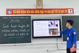 Tuổi trẻ Hà Tĩnh đẩy mạnh tuyên truyền về phòng, chống tác hại của thuốc lá
