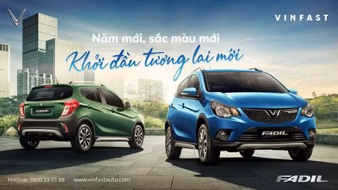 VinFast Fadil thêm 2 màu sơn mới cá tính hơn, giá không đổi