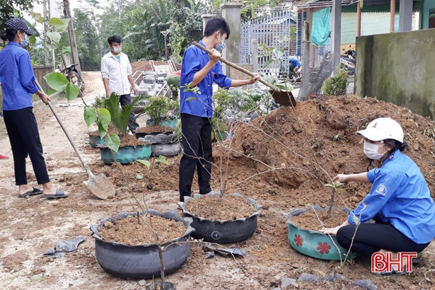 Tuổi trẻ Vũ Quang sôi nổi với nhiều phần việc trong Tháng Thanh niên