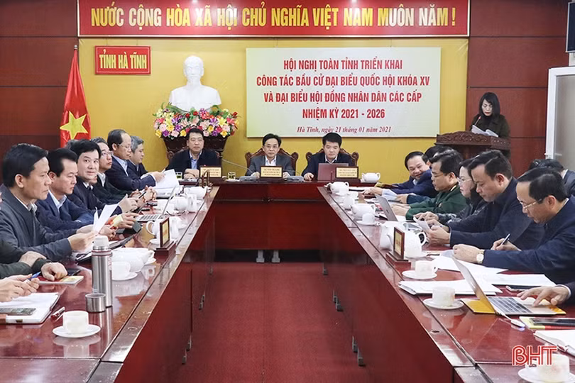 Chuẩn bị nghiêm túc, dân chủ, đúng pháp luật các nội dung công tác bầu cử ở Hà Tĩnh