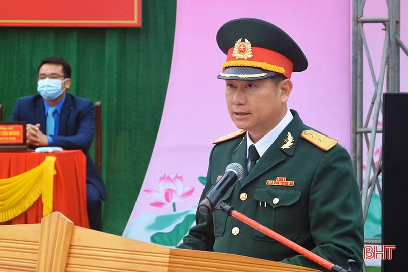 Lễ giao quân ở Hà Tĩnh hoàn thành nhanh gọn, chú trọng phòng dịch