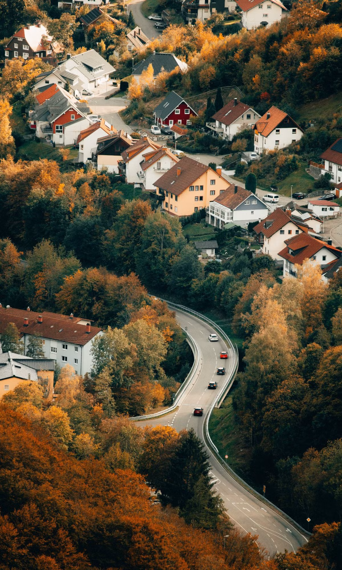 Bức tranh mùa thu ở phía nam nước Đức