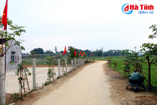 tham dinh muc do dat chuan nong thon moi tai huong son