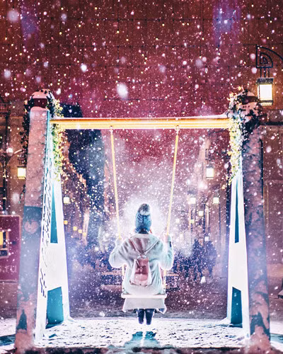 ngat ngay voi canh mua dong dep nhu co tich o thu do nuoc nga