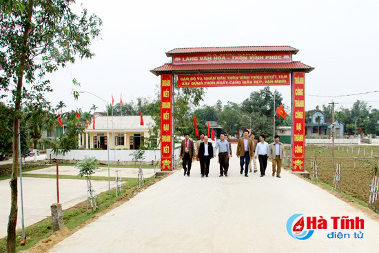 tham dinh muc do dat chuan nong thon moi tai duc tho