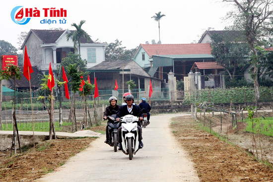 tham dinh muc do dat chuan nong thon moi tai duc tho